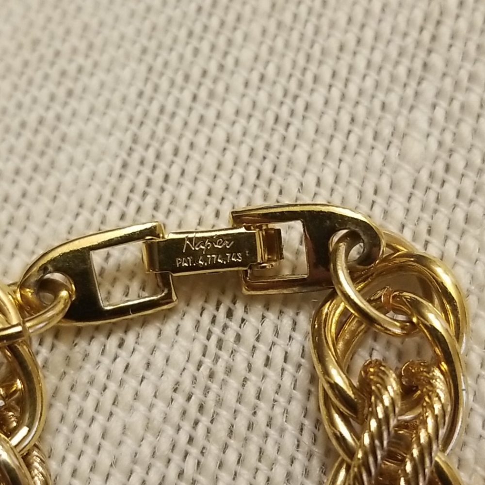 Vtg Chunky Napier Necklace - Picture 3 of 7
